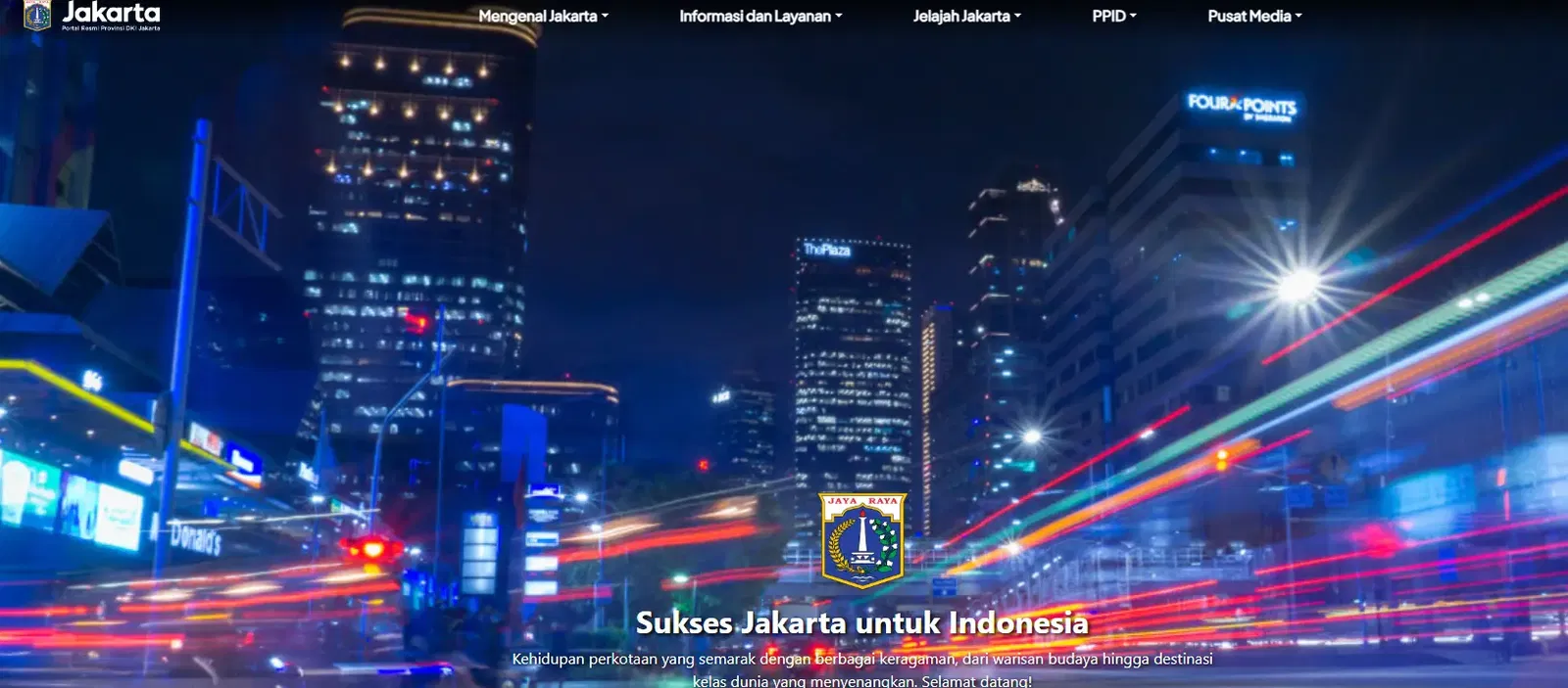 Contoh gambar website pemerintah daerah jakarta