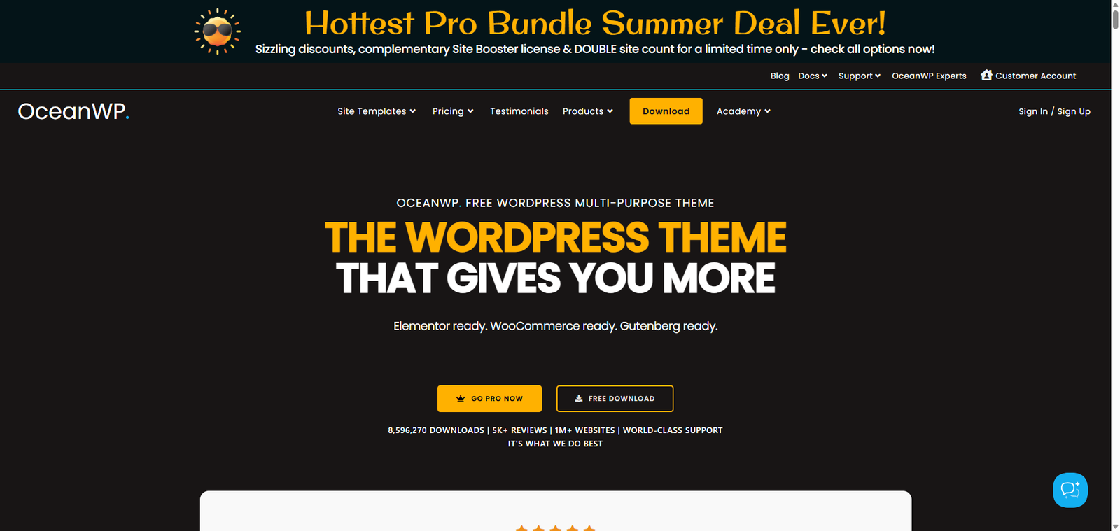 Home pageOceanWP